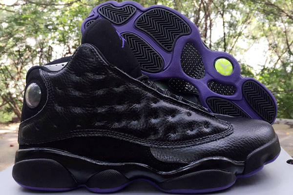 Jordan 13 Black Purple